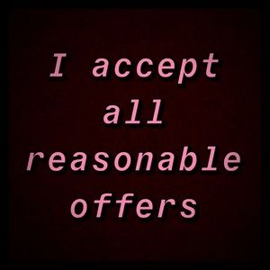 Reasonable offers